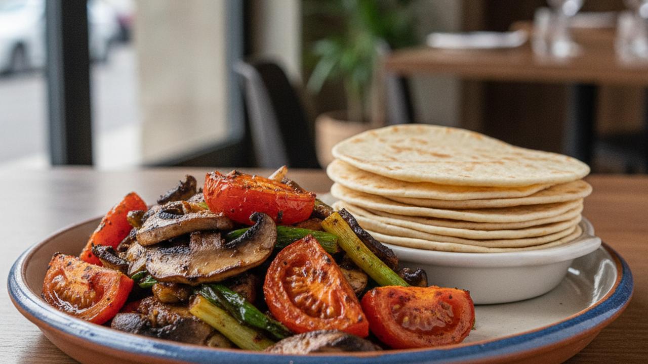 Fajitas de légumes grillés