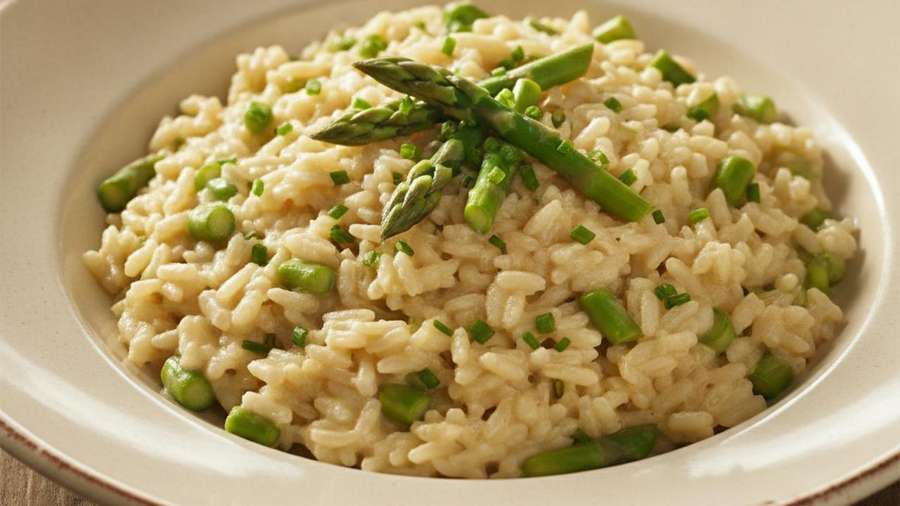 Risotto crémeux aux asperges