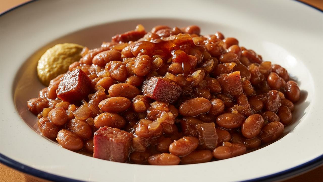 Fèves au lard maison à l'érable