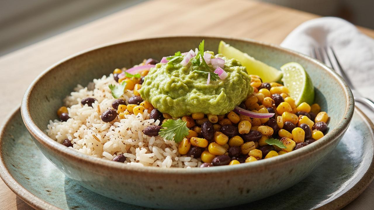 Bols burrito au guacamole