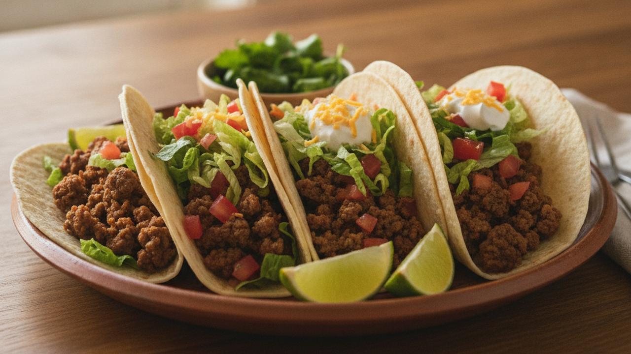 Tacos de boeuf maison