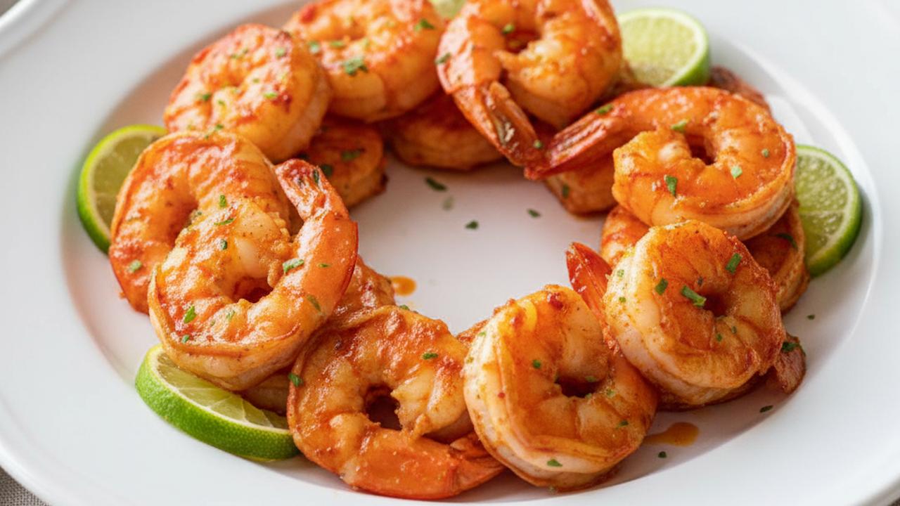 Crevettes sautées Sriracha et lime