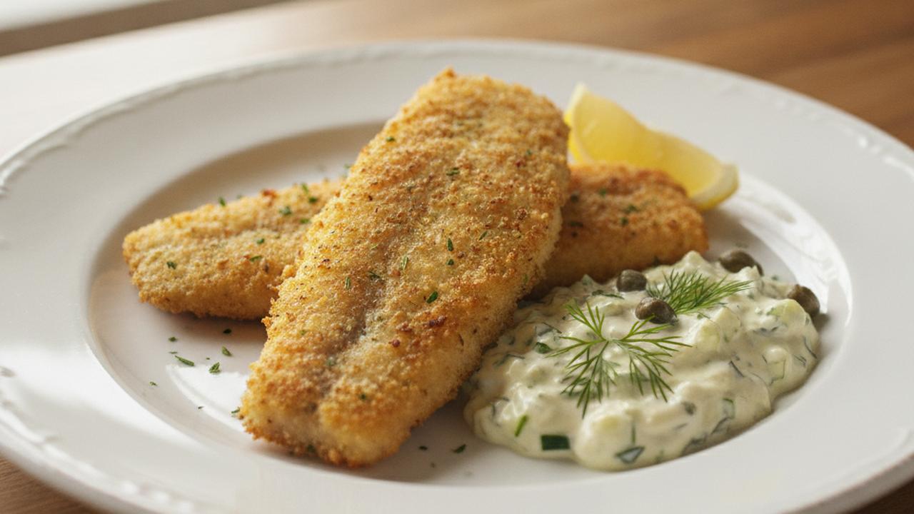 Pangasius doré, sauce tartare maison