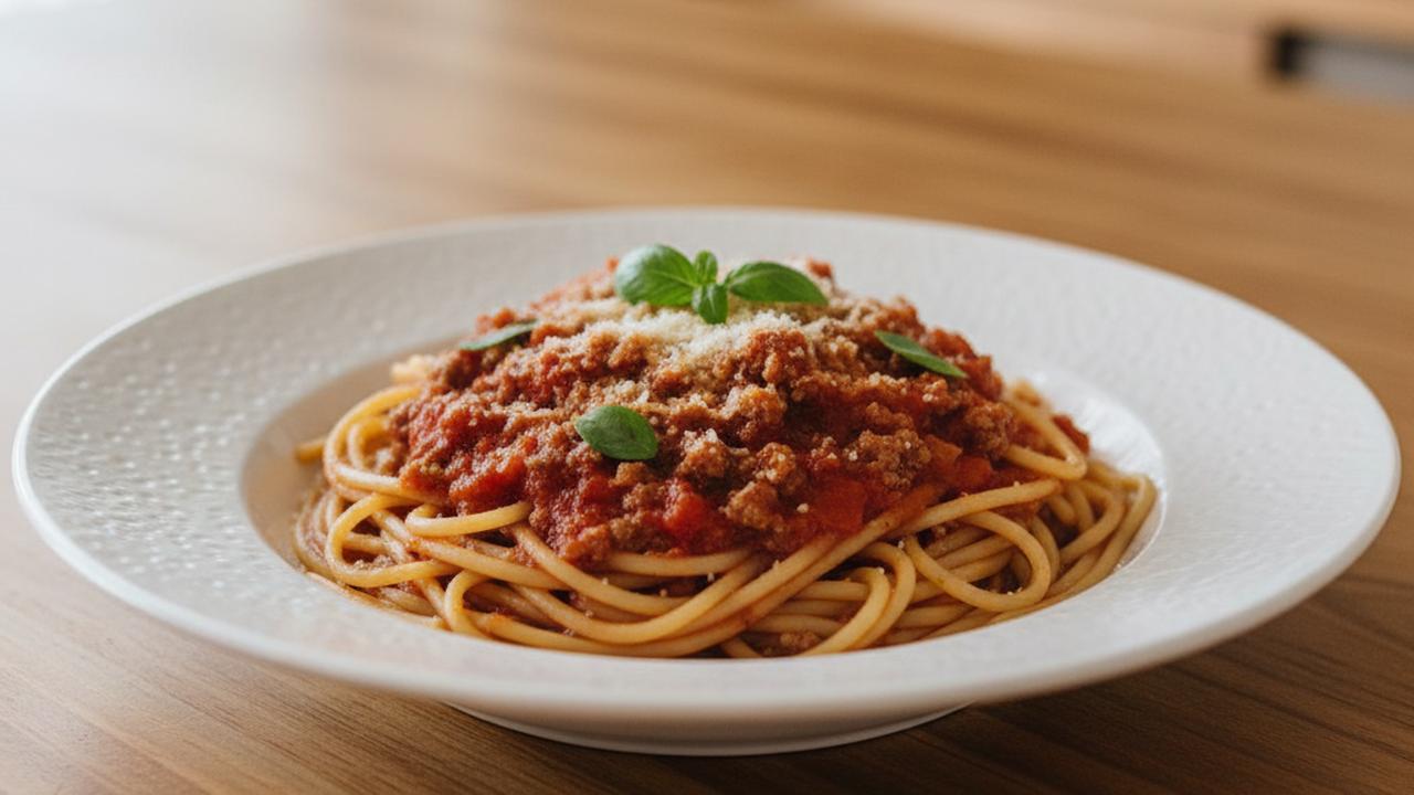 Spaghetti sauce bolognaise au veau