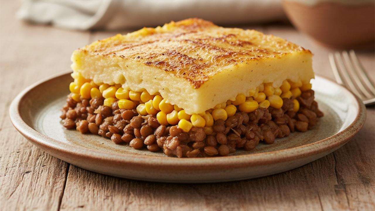 Pâté chinois végé aux lentilles